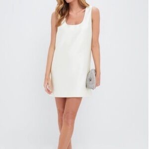 Tuckernuck White Mollie Dupioni mini dress NWT